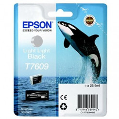 Epson T7609 Original Light Light Black Ink Cartridge C13T76094010  (25.9 ML.) - for Epson pack for SC-P600 